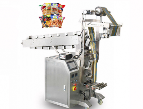 Chain bucket type snack packing machine