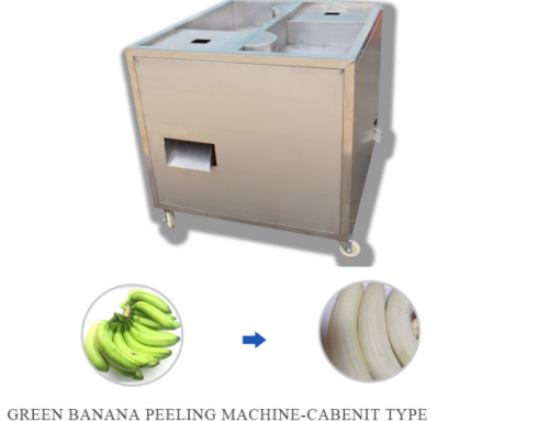 Green banana peeling machine