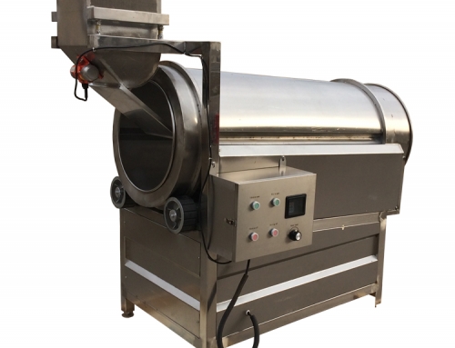 Automatic snack flavoring machine